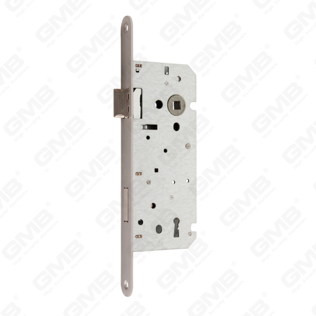 Serrure de porte à mortaise haute sécurité Pêne dormant en acier Zamak Loquet en zamak Têtière en acier 1 clé en zamak avec 6 corps de serrure différents (BB110.50R 55R 60R)