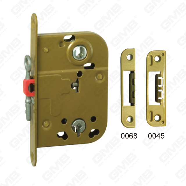 Serrure de porte à mortaise haute sécurité en acier à pêne dormant zamak loquet zamak gâche 0068 0045 corps de serrure disponible (2014)