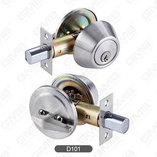 Verrouillage de porte en acier en acier de qualité sûre avec bouton [D101]