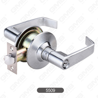 Serrure de porte de porte cylindrique verrouillage du levier en alliage zinc [5509]